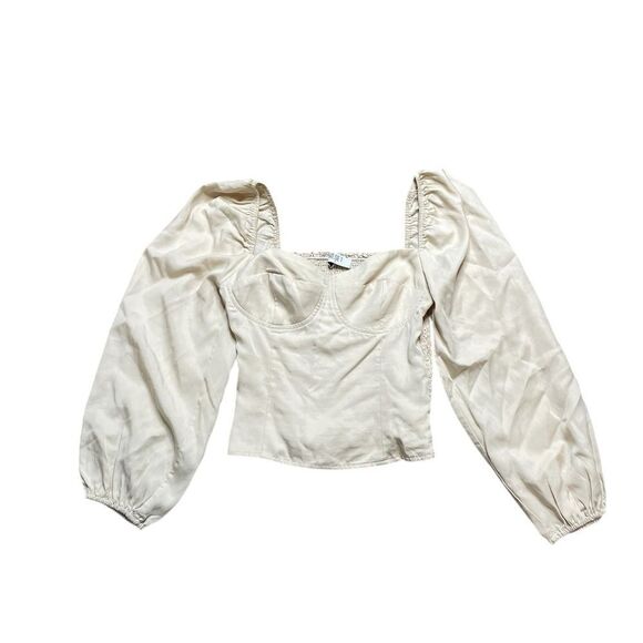 RESET Abby Top Cream Size Small - Picture 2 of 5